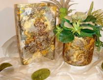 Композиции в стеклянных вазах